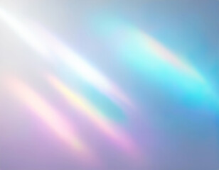 きらきらしたプリズムの光のライトフレア背景