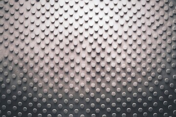 A smooth textured gray background with a subtle pattern