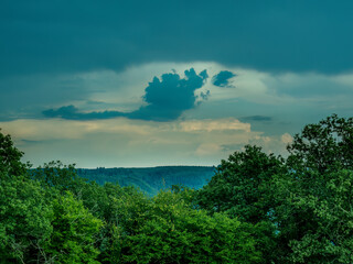 Wolken über der Eifel