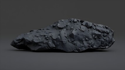 Raw Hematite:  Dark Metallic Gray