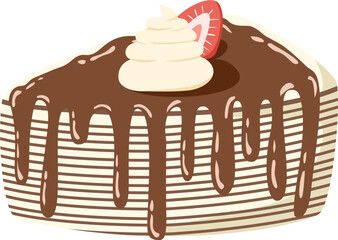 Chocolate slice cake