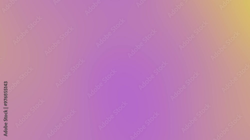 Poster Spring gradient animation, abstract pastel color change, smooth vibrant purple and yellow background loop