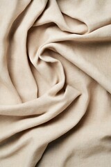 textured beige linen fabric