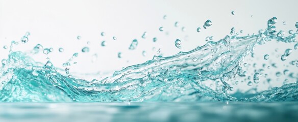 The Water Splashing Elegantly