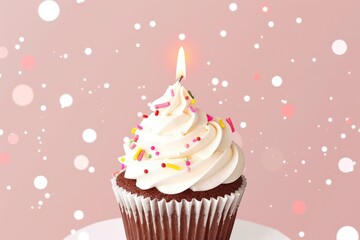 Pink three-tiered wedding cake decorated with flowers isolated on pink background. Elegant holiday desserts concept.. Beautiful simple AI generated image