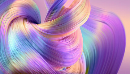 柔らかくて繊細な「ウエーブ」をモチーフにしたグラフィック素材、広告素材、