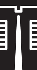Fashion Trousers Glyph Icon