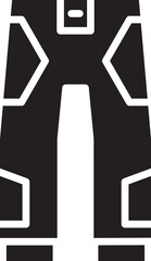 Fashion Trousers Glyph Icon