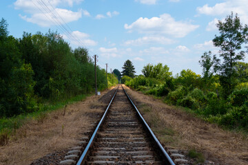 railway in the countryside