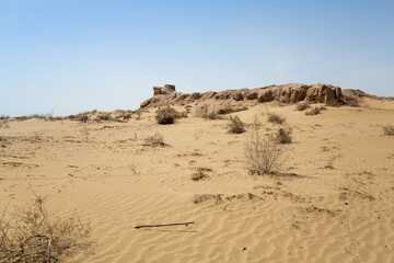 The ruins of fortress of Ancient Khorezm