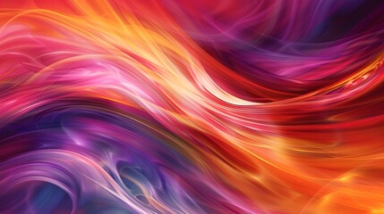 Obraz premium Vibrant Color Swirls: A vibrant abstract background with swirling colors and fluid patterns, evoking a sense of motion and energy. 