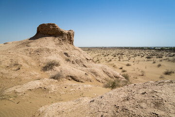 The ruins of fortress of Ancient Khorezm