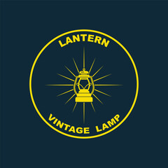 Lantern Lamp Logo Design, Life Lighting Vector, Lamp Logo Illustration, Product Brand