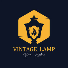 Lantern Lamp Logo Design, Life Lighting Vector, Lamp Logo Illustration, Product Brand