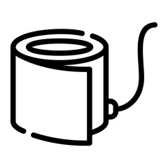 blood pressure gauge Line Icon