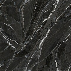 A Bardiglio marble texture with its medium to dark grey background and light grey veining.