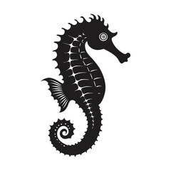 Naklejka premium sea-horse vector illustration