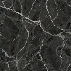 A Bardiglio marble texture with its medium to dark grey background and light grey veining.