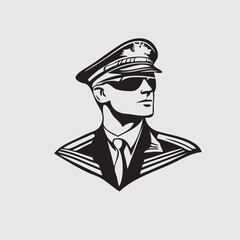 pilot logo, pilot vector logo © HardWork