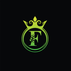 Royal Beauty Care Logo With Letter F