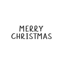 Merry Christmas quotes set. Hand drawn vector cute lettering. Stickers or prints templates
