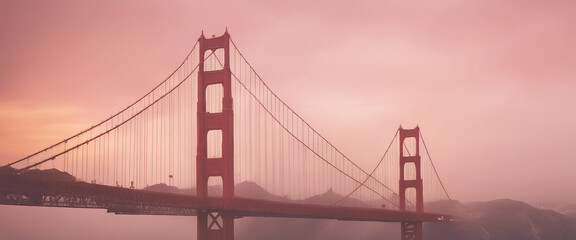 Obraz premium A golden gate to heaven closed in isolated pastel background Copy space