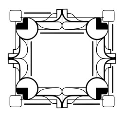 abstract background frame with