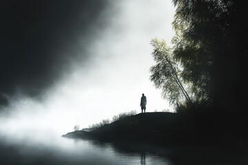 Asteroid belt with glowing rocks and cosmic dust in deep space, suitable for sci-fi backgrounds.. Beautiful simple AI generated image