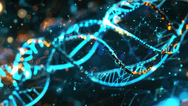 A collaborative team employing AI to accelerate the development of personalized medicine through genetic engineering.