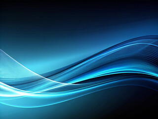 Naklejka premium abstract blue wave background