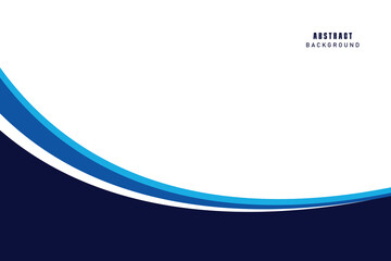 Abstract layered blue water wave banner template. Presentation template. EPS10