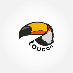 Logo Illustration Mascot Of Toucan With Illustration Of Basket Ball