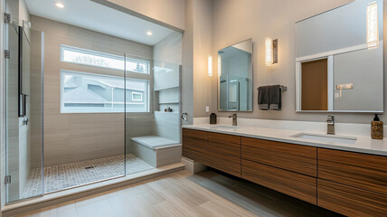 modern bathroom interior