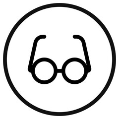 Editable reading glasses vector icon. Part of a big icon set family. Perfect for web and app interfaces, presentations, infographics, etc