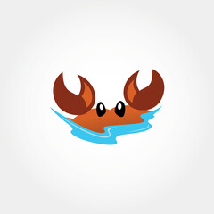 Crab Logo Template