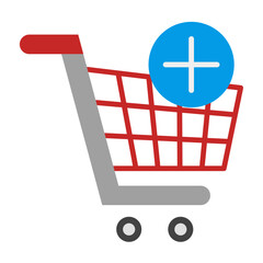 Add To Cart Vector Flat Icon Design