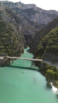 Beautiful Drone Videos of Verdon Gorge: A Paradise of Rivers, Lakes, Mountains, and Nature in the South of France , &eacute;t&eacute; , summer , 