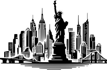 New York Skyline Perspective.eps