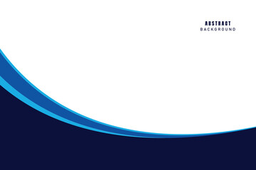 Obraz premium Abstract layered blue water wave banner template. Presentation template. EPS10