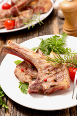 Grilled Rack of Lamb with Salad – Delicious and Healthy Meal