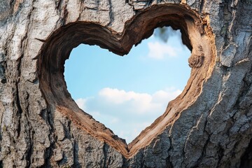 Close-up of hands forming a heart shape with a rainbow in the background. Beautiful simple AI generated image