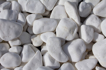 pebbles background with medium size stones