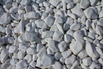 stone wall with medium size stones background