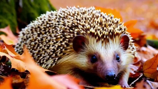 hedgehog in the forest