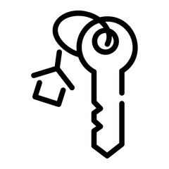 keys Line Icon