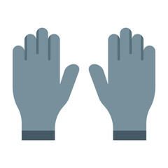 Obraz premium Gloves Vector Flat Icon Design
