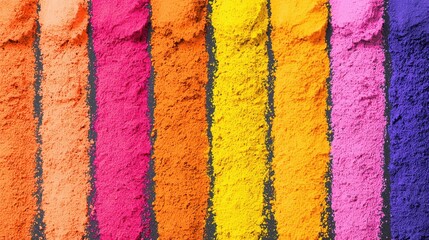 Colorful Powder Stripes  Abstract Background  Texture  Vibrant  Bright  Rainbow  Pigment  Dye