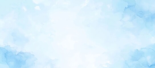 Obraz premium Aquarelle paint textured canvas for vintage text design, retro greeting card, vintage design template. Aquarelle paint paper textured canvas for grunge effect light sky blue shades watercolor