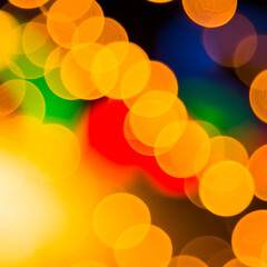 Gold bokeh background