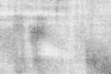 Black Dotted Texture on White Background . Modern Vector Art  . Old Paper Effect with Comic Texture .  Abstract Wall Design . Grunge Comic Texture Overlay . Vintage Paper Look